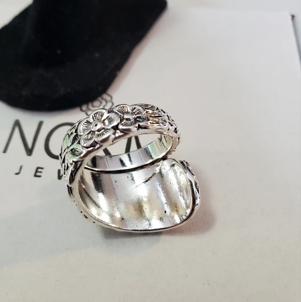 Sunflower Spoon Ring Adjustable